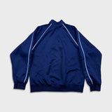 Vintage 90s Fila Sweatshirt Mens Small Blue Japanese 1/4 Zip Tracksuit Top