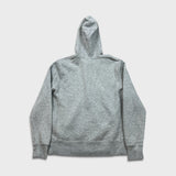 Vintage Y2K Nike Sportswear Hoodie Mens Large Gray Swoosh Full Zip Hooded Sweater