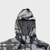 Nike Sportswear Hoodie Mens Medium Camo Swoosh Full Zip Hooded Sweater