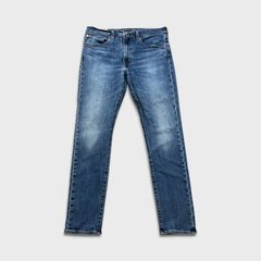 Levi's 512 Jeans Mens 34x32 Blue Slim Taper Leg Medium Wash Mid Rise Stretch Denim Pants