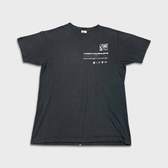 Vintage 2009 Twenty One Pilots Dead Car T Shirt Mens Large Black Faded Wash Band Tee