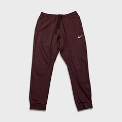 Nike Sportswear Sweatpants Mens Large Red Swoosh Taper Leg Fleece Jogger