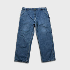 Carhartt B13 DPS Jean Mens 40x30 Blue Original Dungaree Fit Workwear Loose Baggy Pants