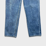 Vintage 90s Guess USA Jeans Mens 36x29 Blue Taper Leg Baggy Light Wash Denim Pants