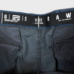 G-Star Raw Bronson Slim Chino Pants Mens 38x29 Gray Casual Cargo Trousers