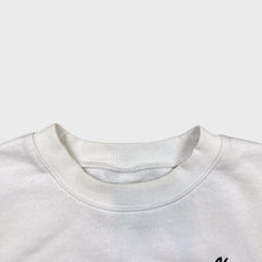 2018 2Pac Sweatshirt Mens Medium White Tupac Shakur Photo Signature Rap Crewneck