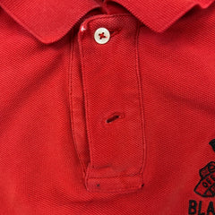 Vintage 90s Polo Ralph Lauren Shirt Mens Large Red Blackwatch Pony Polo Team