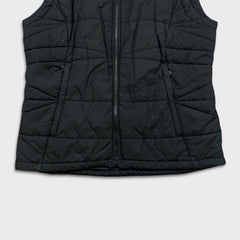 The North Face Vest Womens Large Black Full Zip Lightweight Outdoor Jacket