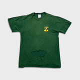 Vintage 90s Disney Winnie The Pooh T Shirt Mens Medium Green USA Tigger Thrashed