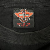 Vintage 90s 3D Emblem Truckers Only T Shirt Mens Large Black Drivin Life Away Tee