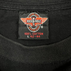 Vintage 90s 3D Emblem Truckers Only T Shirt Mens Large Black Drivin Life Away Tee