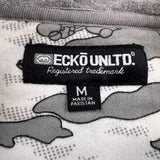 Vintage Y2K Ecko Unltd Hoodie Mens Medium Camo Full Zip AOP Hooded Sweater