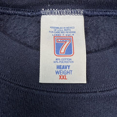 Vintage Logo 7 New York Yankees Sweatshirt Mens 2XL Blue MLB Baseball 90s Crewneck