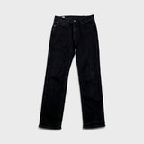 Levi's 514 Jeans Mens 28x30 Black Slim Straight Faded Dark Wash Stretch Denim Pants