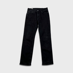 Levi's 514 Jeans Mens 28x30 Black Slim Straight Faded Dark Wash Stretch Denim Pants