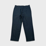 Vintage 90s Balenciaga Pour Homme Pants Mens 38x30 Blue Wool Pleated Trouser BB Logo
