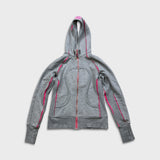 Lululemon Scuba Hoodie Womens Size 6 Gray Full Zip Sports Hooded Sweater