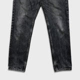 Vintage 90s Levi's 512 Jeans Mens 36x32 Black Slim Fit Taper Leg Fade Dark Wash Denim Pants