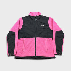 The North Face Fleece Womens Large Pink Denali Polartec Outdoor Full Zip Jacket
