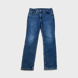 Levi's 514 Jeans Mens 32x30 Blue Slim Straight Fit Stretch Faded Medium Wash Denim Pants