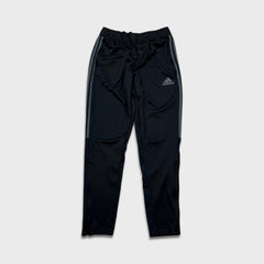 Adidas Track Pants Mens Medium Black Stripes Aeroready Training Athletic Jogger