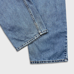 Vintage Y2K Levi's 505 Jeans Mens 36x30 Blue Regular Straight Fit Light Wash Denim Pants