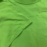 Vintage Y2K Jerzees Blank T Shirt Mens Large Green Heavyweight Short Sleeve Tee