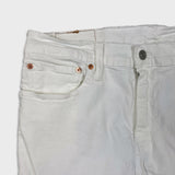 Levi's 511 Jeans Mens 34x32 White Slim Fit Straight Leg Stretch Mid Rise Denim Pants