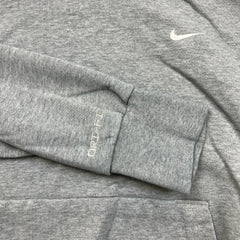 Nike Sportswear Hoodie Mens Small Gray Swoosh Standard Issue Hooded Sweater