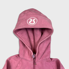 Lululemon Scuba Hoodie Womens XS Pink Full Zip Sports Hooded Sweater