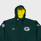 Vintage 90s Apex One Pro Line Green Bay Packers Jacket Mens Large Green NFL Football Coat