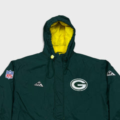 Vintage 90s Apex One Pro Line Green Bay Packers Jacket Mens Large Green NFL Football Coat