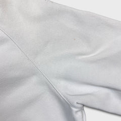 Nike Sportswear Sweatshirt Mens Large White 1/2 Zip Swoosh Athletic Pullover