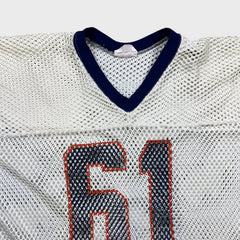 Vintage 70s Saxon Athletic Football Jersey Mens XL White USA Mesh #61