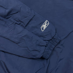 Vintage 90s Reebok Jacket Mens XL Blue Full Zip Outdoor Hooded Coat