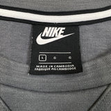 Nike Sportswear Sweatshirt Mens Large Gray Swoosh Tech Fleece Pullover Crewneck