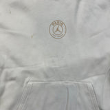 Nike Jordan PSG Paris Saint Germain Hoodie Mens Large White Soccer Hooded Sweater