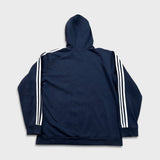 Adidas Hoodie Mens Large Blue Essentials Spell Out Hooded Sweater