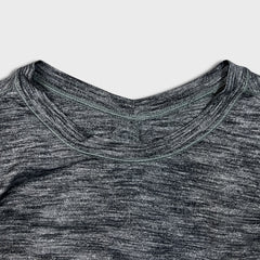 Lululemon 5 Mile Long Sleeve Womens Small Gray Athletic Yoga Thumbhole Shirt