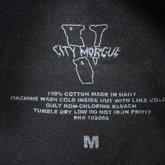 FW19 VLONE x City Morgue Dog T-Shirt Mens Medium Black Hip Hop Graphic T Shirt