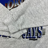 Vintage 1992 Toronto Blue Jays Sweatshirt Mens XL Gray USA Thrashed MLB Baseball