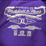 Mitchell & Ness Toronto Raptors T Shirt Mens XL Purple Classic NBA Basketball Tee