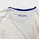 Polo Ralph Lauren Russia T Shirt Mens Medium White RUS Crest Patch Tee