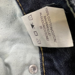 Silver Jeans Co. Zac Mens 33x34 Blue Relaxed Fit Straight Leg Dark Wash Denim Pants