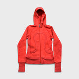 Lululemon Scuba Hoodie Womens Size 4 Orange Full Zip Hooded Sweatshirt