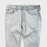 Levi's 511 Jeans Mens 34x32 Gray Slim Fit Straight Leg Stretch Stone Wash Denim Pants