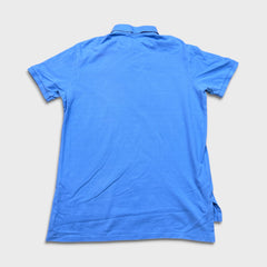 Polo Ralph Lauren Shirt Mens Large Blue Pony Casual Preppy Short Sleeve