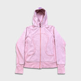 Lululemon Scuba Hoodie Womens Size 8 Pink Full Zip Sport Hooded Sweater