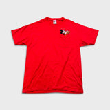 Vintage 90s Disney Mickey Mouse T Shirt Mens Large Red USA Single Stitched Tee