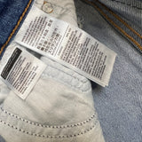 Levi's Wedgie Straight Jeans Womens 26x28 Blue Distressed Light Wash Denim Pants